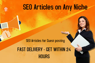 write SEO optimized 1000 words article in 24hours
