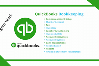 do accounting bookkeeping in quickbooksonline