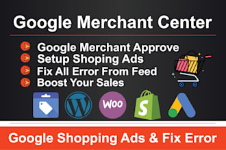 setup google merchant center and shopping ads campaign