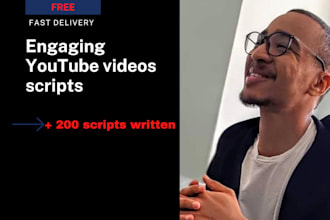 write the script for any video