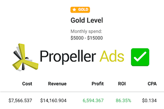 set up and optimize your propellerads push and popunder campaigns