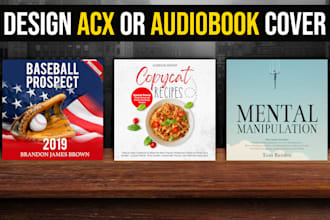 create audiobook or acx cover less than 24hours