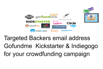share backers email address gofundme kickstarter for your crowdfunding