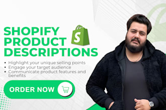 write sale boosting shopify product descriptions