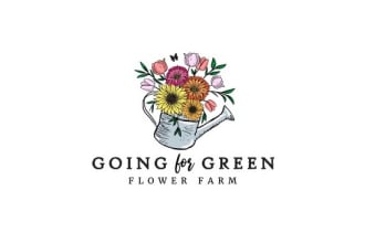 design wonderful trendy, unique canvas and wall art logo with free source file