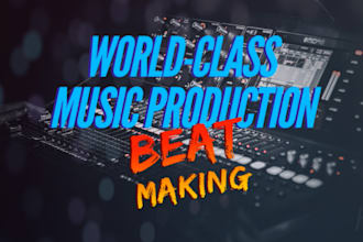 remake or produce a custom world class mixed trap, hiphop, rap, rnb beat for you