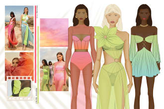 design a womenswear collection based on your vision