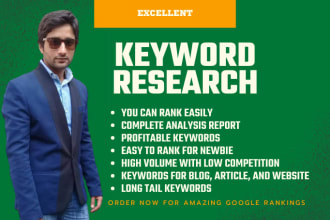 do excellent keyword research for SEO