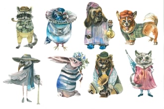 illustrate your book or do watercolor illustrations for you