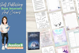 design an interior and cover ready to publish to KDP or lulu