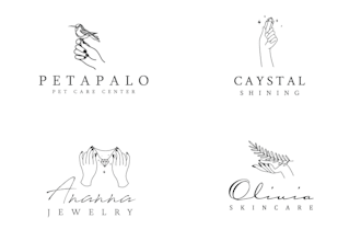design a hand drawn boho logo