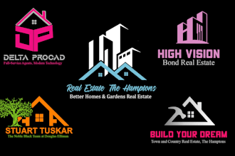 design professional real estate logo for your business