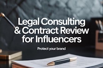 provide professional influencer and social media agreements