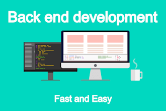 do back end development on web apps