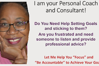 be your career coach and accountability partner