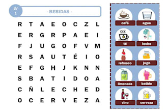 diseñare sopas de letras para aprender vocabulario