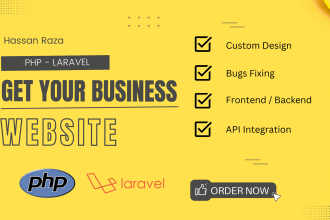 develop laravel, PHP website and fix API bug websites
