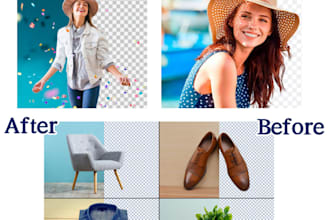 cut out image , image background remove processing