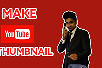 create youtube thumbnail banner and profile pictures for social media