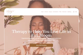 design luxury wix or squarespace website for your business
