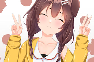 draw beautiful anime art for you