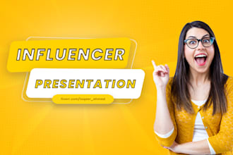 design influencer marketing presentation