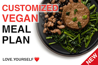 make customized vegan meal plan