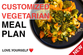 make customized vegetarian meal plan