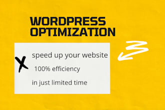 speedup performance of your wordpress website