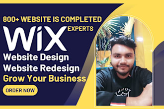 build wix website, wix website design or wix redesign wix business website