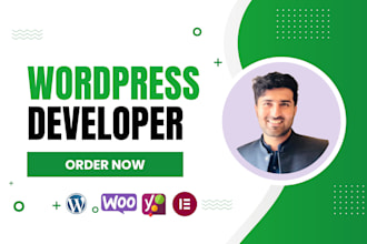 be your fullstack developer for wordpress, elementor