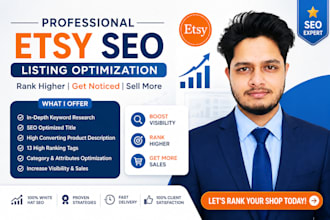 optimize etsy titles, tags and keywords to improve visibility