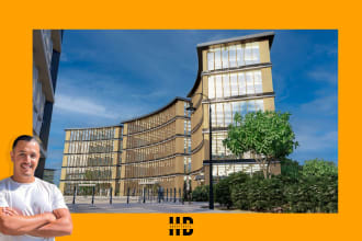 custom revit bim 3d model or 2d for exterior design by revit architecture