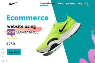 create ecommece online store using woocommerce