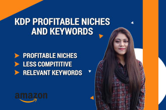 find amazon KDP profitable niches and keywords research