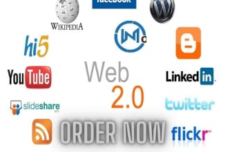 build professional web 2 0 plus profile backlinks