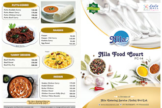 food menu for restaurant expert
