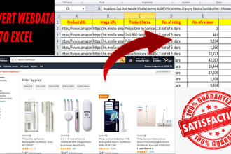 scrape amazon ebay walmart or other website data
