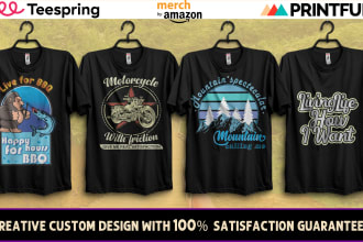 design custom graphic tshirt and merchandise design