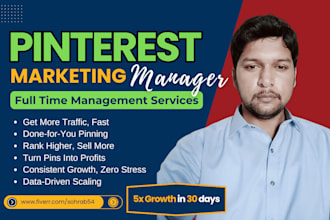 be your full time pinterest marketing manager