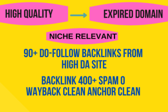find niche relevant high quality expired domain