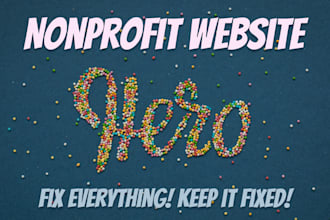 be your nonprofit website hero on a monthly basis