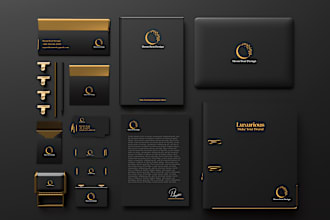 design a trendy professional brand style guide and corporate identity