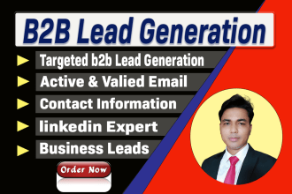 provide targeted b2b lead generation and valid email
