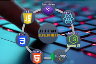 develop custom web applications using react and node js