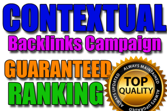 create contextual backlinks from high PR and high pa da sites