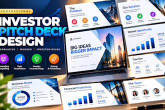 design an investor pitch deck