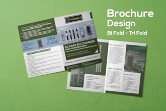 design brochures for business, travel, real estate, and healthcare