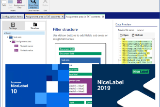 create an automatic print of labels with barcodes to any printer with nicelabel