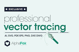 vectorize image, recreate logo, png to vector svg, ai, eps